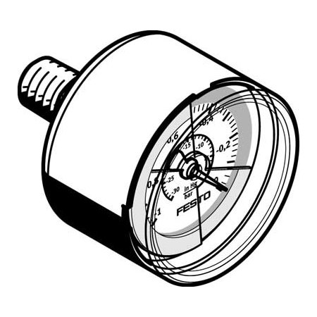 Festo Vacuum Gauge VAM-40-V1/0-R1/8-E-RG VAM-40-V1/0-R1/8-E-RG